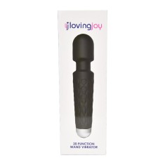 Aparat Masaj Loving Joy &raquo;Wand Vibrator&laquo; 20 cm - Negru