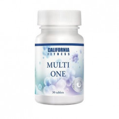 Complex de vitamine, antioxidanti, minerale si bioflavonoide pentru cresterea vitalitatii, Multi One, 30 tablete, CaliVita foto