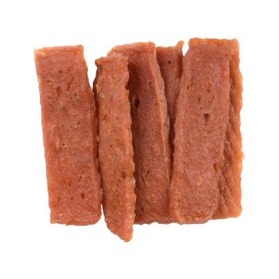 RECOMPENSE PENTRU CAINI FLAMINGO SNACK HAPKI STRIPS CU IEPURE 85G foto