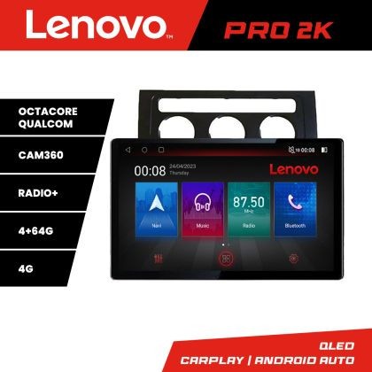 Navigatie VW Touran 2003-2009 clima automata K-touran2 Lenovo PRO 4+64 13 inch 2K android 4G DSP gps internet et GPS WI CarStore Technology