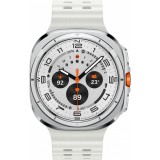 SmartWatch Samsung Galaxy Watch7 Ultra, LTE, 47 mm, Titanium White, Wi-Fi, Bluetooth, GPS, NFC, Rezistent la apa