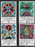 B1183 - Lichtenstein 1977 - Zodiac 4v.stampilat,serie completa