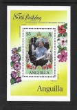 Anguilla 1985 - Regina Mama, regalitate britanica, colita neuzata