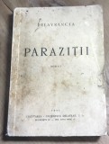 F.1 Carte Parazitii - Barbu Delavrancea (1945, 158 pag) Ed. Cugetarea Georgescu Delafras. Roman, stare uzata, vezi poze.