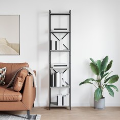 vidaXL Bibliotecă sonoma gri 40 x 30 x 188 cm Lemn compozit