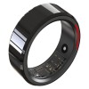 Inel Smart Premium Titan &amp; Argint &ndash; Monitorizare Fitness, Somn, Ritm Cardiac, Rezistent IP68, Mărime 7