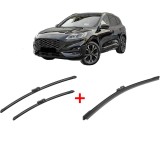 Cumpara ieftin Set 3 stergatoare FORD KUGA III (DFK) din 2019, pentru parbriz si luneta fata si spate auto, Bosch Aerotwin, din cauciuc siliconat rezistent, FORD