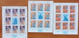 YUGOSLAVIA-1982-&#039;&#039;SPORT-OLIMPIADA BAECELONA&#039;&#039;Serie de 3v in coli de8+vineta-MNH NESTAMP. -Calitate EXTRA, Nestampilat