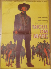 Micul om mare afis / poster cinema vintage original foto