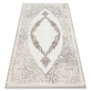 Covor CORE 8111 Ornament Vintage - structural, două niveluri de l&acirc;nă, beige, 120x170 cm, Dreptunghi, Lana