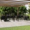 Gossi set mobilier de gradina cu perne, 11 piese, antracit, aluminiu