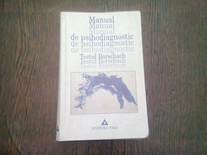 MANUAL DE PSIHODIAGNOSTIC. TESTUL RORSCHACH