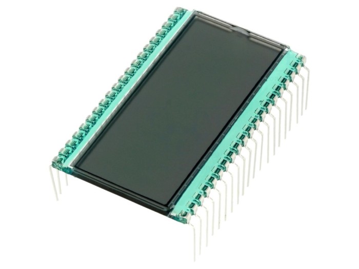 Rezistor afișaj LCD 7 segmente 3,5 digiți
