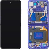 Display cu Touchscreen Motorola Razr Ultra 2026 / Razr 70 Ultra, cu Rama, Sub Inner, Albastru (Pantone Orient Blue) Service Pack 5D68C32859