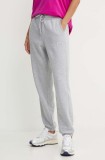 Dkny pantaloni de trening culoarea gri, neted, DP4P3471