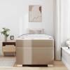 Cadru de pat Cappuccino 90 x 200 cm Piele artificială