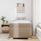 vidaXL Cadru de pat Cappuccino 90 x 200 cm Piele artificială