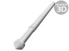 Ac de testare TEKON, varf Cap E, placare Aurit, curent nominal 3A, abatere arc 5.1mm, material CuBe