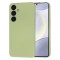 Husa premium pentru samsung galaxy s24 plus - softflex, microfibra, matcha