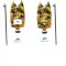 set 2 senzori /avertizori pescuit ,baterii de 9 v incluse cu 2 picheti
