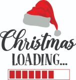 Cumpara ieftin Sticker decorativ, Christmas Loading ,Negru, 62 cm, 7017ST