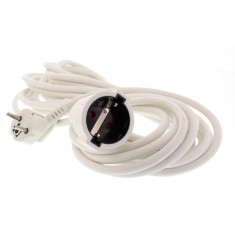 Cablu prelungitor Well, 10 m, 1.5 mm, IP20, Alb