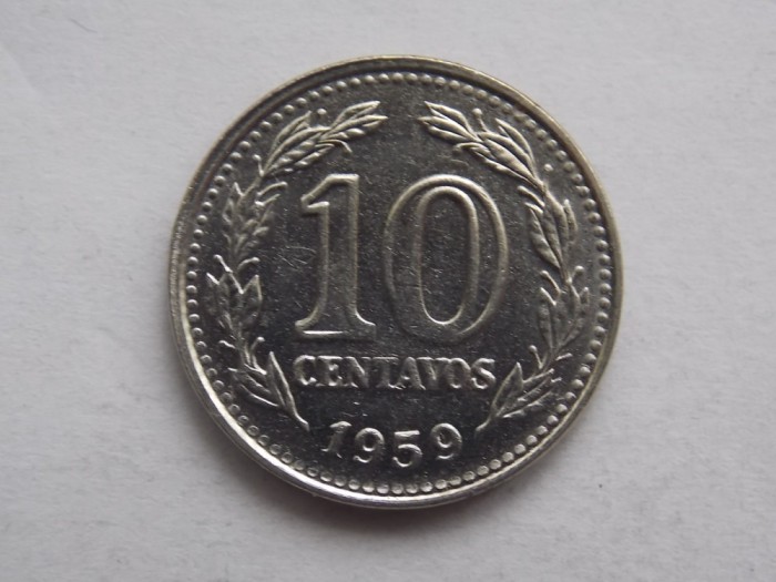 10 CENTAVOS 1959 ARGENTINA