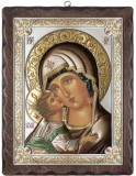 Icoana Maica Domnului din Vladimir 17x21,5 cm color