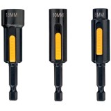 DeWalt DT7460 - Set chei tubulare cu tija hexagonala 3 bucati