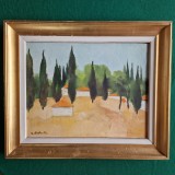 Cumpara ieftin NICOLAE CONSTANTIN - PEISAJ anii &#039;80, ulei/panza