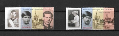 ROMANIA 2021 - CENTENARUL NASTERII REGELUI MIHAI I, MNH, (3) - LP 2343 foto