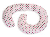 Perna multifunctionala pentru gravide si alaptare MyKids 180 cm White Grey-Pink