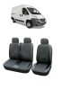 Huse scaune auto piele si textil dedicate CITROEN JUMPER (2006-2018) 2+1