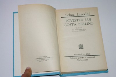 Povestea lui Gosta Berling - Selma Lagerlof foto