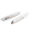 Set 2 Semnalizari Aripa Led Cromate pentru BMW F10, E60, E61, E90, E91, E81, E82, E88