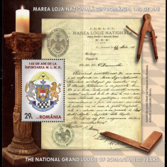 Marea loja nationala din romania, 140 ani, MNH, nestampilat, Romania 2020