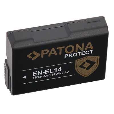 Acumulator replace Patona Protect EN-EL14 EN EL14 ENEL14 1100mAh pentru Nikon CoolPix-11975 foto