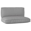 VidaXL Set de perne pentru palet 2 pcs Gri 120 x 80 x 12 cm 3329080