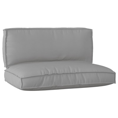 vidaXL Set de perne pentru palet 2 pcs Gri 120 x 80 x 12 cm 3329080 foto