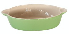 Tava ceramica pentru copt 37x25,5x7cm ovala verde URBAN COLORS Raki foto