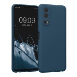 Husa Kwmobile pentru Vivo Y72 5G, Silicon, Verde, 59095.78, Carcasa