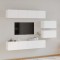 vidaXL Set dulap TV, 6 piese, alb, lemn prelucrat