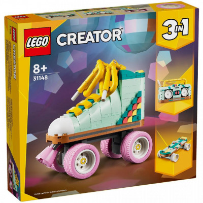 LEGO CREATOR 3IN1 PATINA CU ROTILE RETRO 31148 foto