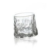 Pahar, Rotating Wavy, 160 ml, perfect pentru o portie rafinata de whiskey, transparent, 8 x 7.3 x 7.8 cm, compact si usor de manevrat