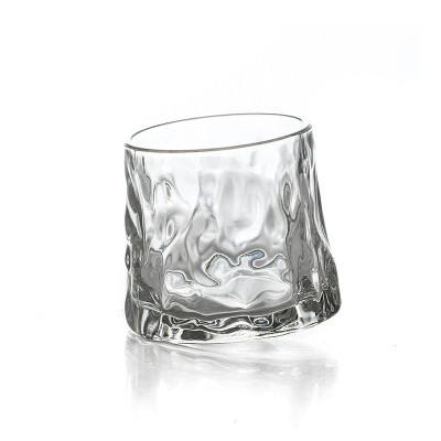 Pahar, Rotating Wavy, 160 ml, perfect pentru o portie rafinata de whiskey, transparent, 8 x 7.3 x 7.8 cm, compact si usor de manevrat foto