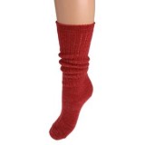 Sosete Premium Dame Roșii cu Lurex Argintiu (Mărime 36-41), CMCLASS