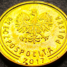 Moneda 1 GROSZ - POLONIA, anul 2017 * cod 3884 = UNC