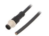 Cablu M12 PIN 5 drept 1m 60VAC 4A M12A