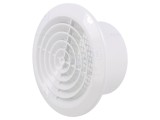 Accessories: ventilation grille white Body dim: &Oslash;144x68mm ABS