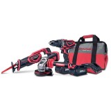 Set scule electrice Worcraft 20V cu 2 acumulatori 4Ah, geanta si &icirc;ncarcator